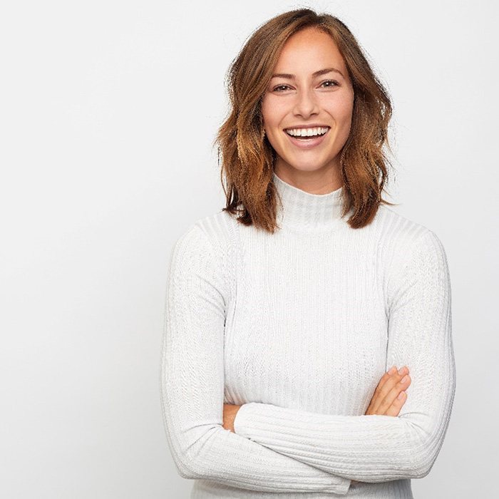 portrait of a smiling woman