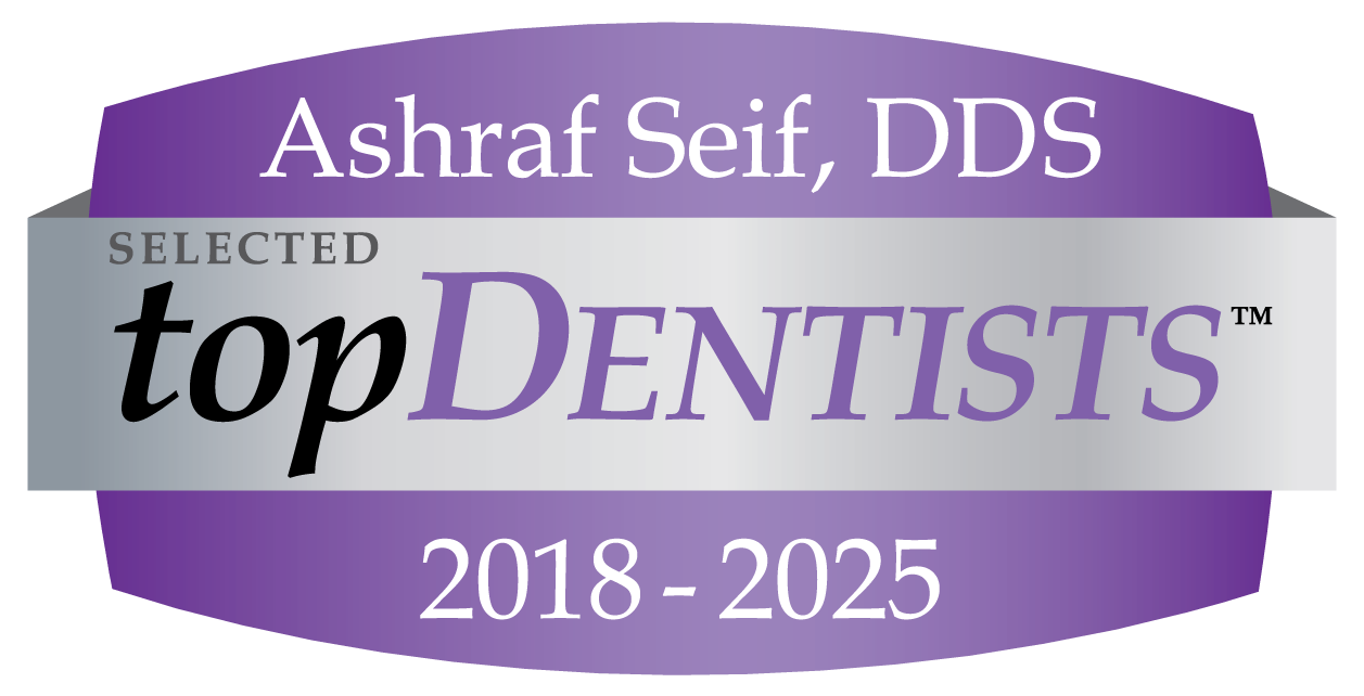 Houston Top Dentists award badge